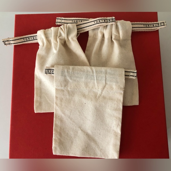 NWT 3 x Linen Material Tory Burch accessory pouch - Picture 3 of 3